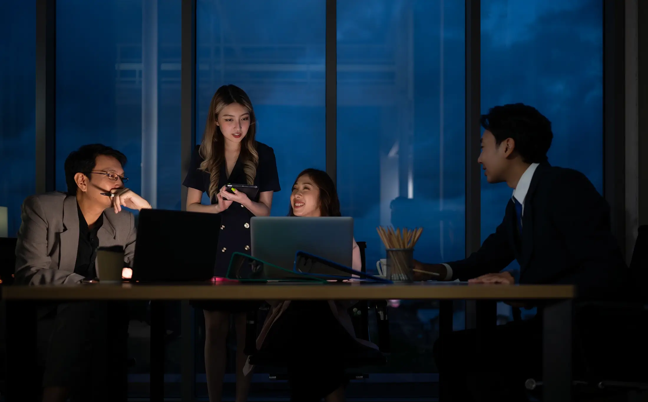 The Averis Realty team at work in the Petaling Jaya office